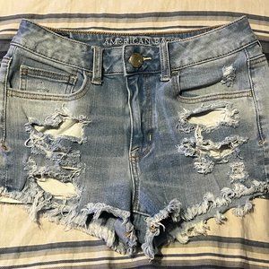 American Eagle Outfitters Hi-Rise Shortie Shorts